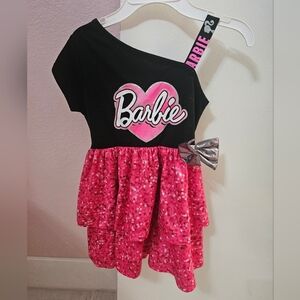 Barbie Black and Pink Dress